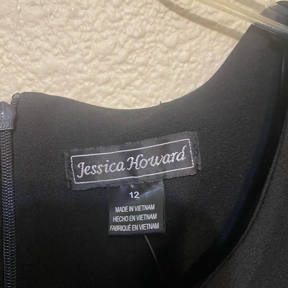 Jessica Howard Black Long Sleeve Dress - Picture 4 of 4